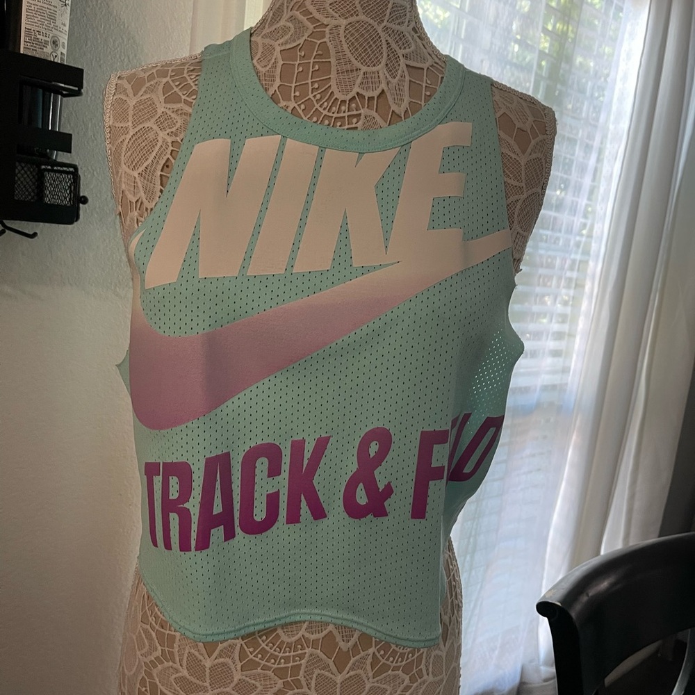 Nike Women's Mint Green Track & Field Tank Top
